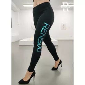   Rensix leggings gumis derekú oldalt  metál kék Rensix Classic felirat fekete 2025