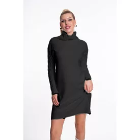 Mayo Chix Toy ruha garbós kötött fekete