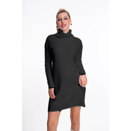 Mayo Chix Toy ruha garbós kötött fekete
