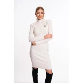 Mayo Chix Fortano ruha bordás kötött ekrü