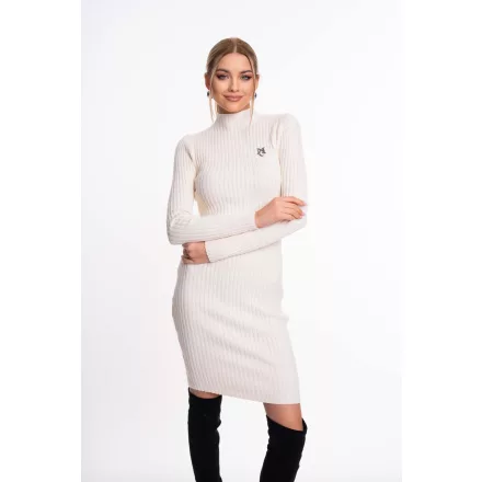 Mayo Chix Fortano ruha bordás kötött ekrü