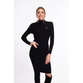 Mayo Chix Fortano ruha bordás kötött fekete