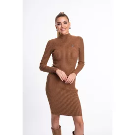 Mayo Chix Fortano ruha bordás kötött karamell
