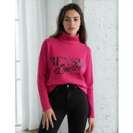   Rensix felső kereknyakú hosszúujjú garbós Rensix limited edition pink 2025