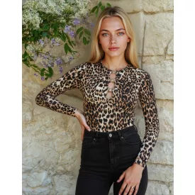 Envy body Mellkasán kellékkel díszített ocelot