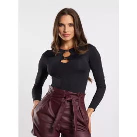 Envy body Mellkasán kellékkel díszített fekete