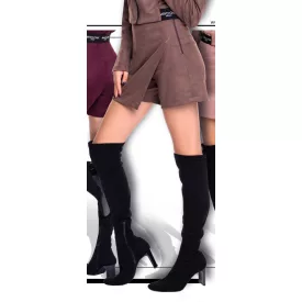 Mayo Chix Flynn short velúr/FV csokoládé