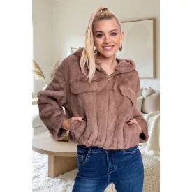 Mayo Chix Antique kabát szőr barna