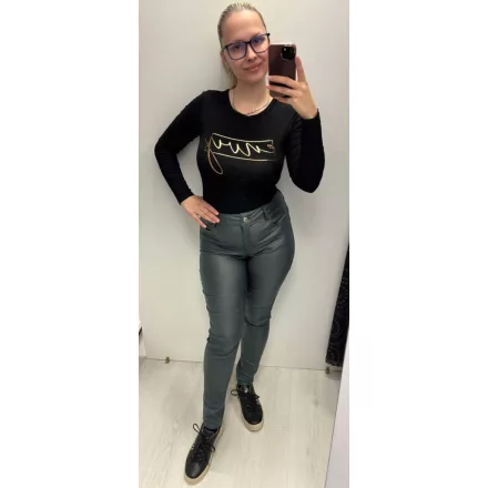 Envy nadrág kent 1 gombos zöld