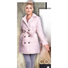 Mayo Chix Cold kabát steppelt/gombos/kötős öv bézs
