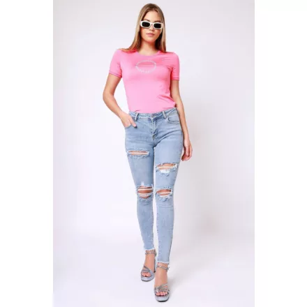 Amnesia farmernadrág WL2315AMS3 szaggatott