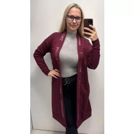   Mayo Chix Milla kardigán pianka/matrica sötétbézs burgundi