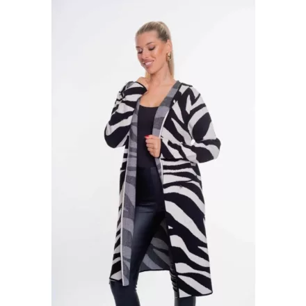 Mayo Chix Ciao kardigán zebra csíkos