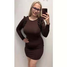 Mayo Chix Euniké ruha modal viscose/FV csokoládébarna