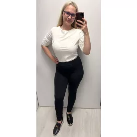 Envy leggings varrott díszes fekete