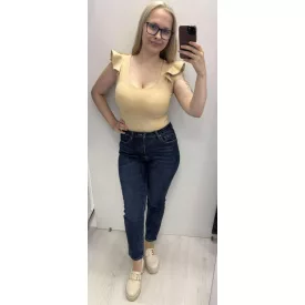 Envy farmernadrág magas derekú,mom fazon