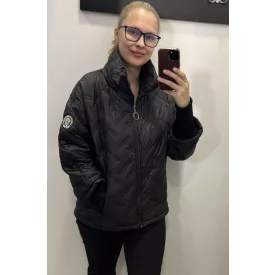 Mayo Chix Juliette dzseki pufi/ujján hosszú passzé fekete