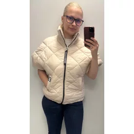 Mayo Chix Linus mellény pufi steppelt/zipper bézs