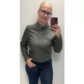   Mayo Chix Amarillys jacky műbőr/zipper zsebű/kis csili khaki
