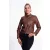 Mayo Chix Amarillys jacky műbőr/zipper zsebű/kis csili csokoládé barna