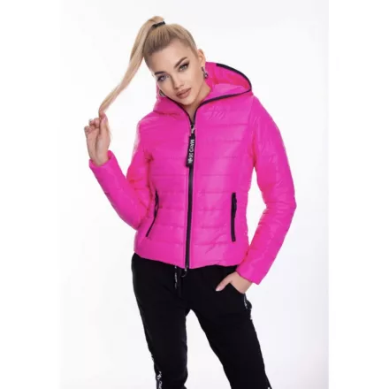 Mayo Chix Sinus dzseki zippnél feliratos pink