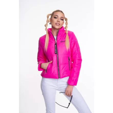Mayo Chix Bergen kabát pufi/hímzett elejű és hátú pink
