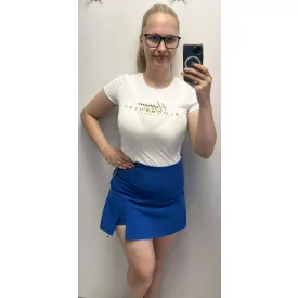 Blue Nature skort oldalt cipzáros kék
