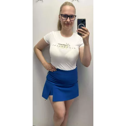 Blue Nature skort oldalt cipzáros kék