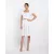 Envy szett A vonalú szoknya+fodros vállú crop top fehér