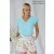 Blue Nature Bona short hátán zsebes mintás vászon virágos