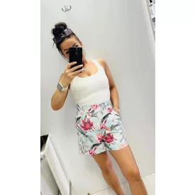 Envy short svédzsebes virágos