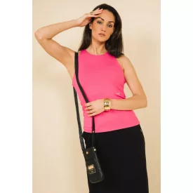 Amnesia Zsanett top neon pink