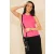 Amnesia Zsanett top neon pink