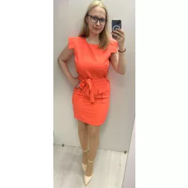 Envy ruha kereknyakú zsebes neonkoral