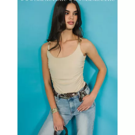 Amnesia Ferita top bézs