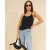 Amnesia Gera top fekete