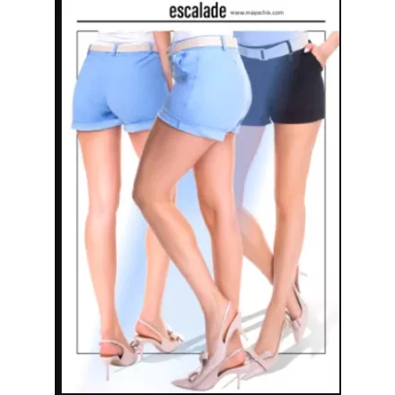 Mayo Chix Escalade short selyem punto/öves babakék