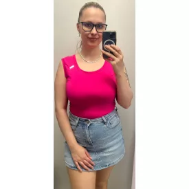 Envy felső Dekoltált ujjatlan pink