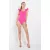 Envy body Fodros vállú dekoltált uv pink