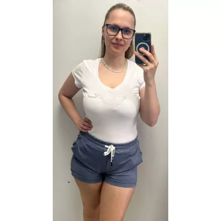 Mayo Chix Pulzus short selyem punto/hátul matrica farmerszín
