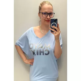 Mayo Chix Toole tunika modal viscose/ nagy csili babakék