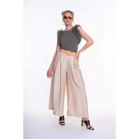 Mayo Chix Blackpool póló viscose/ ujjatlan/ tüll khaki