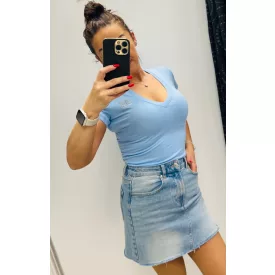   Mayo Chix Vento póló sport pamut/E csili H FNY+ mayo felirat kék
