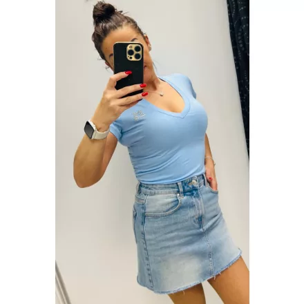 Mayo Chix Vento póló sport pamut/E csili H FNY+ mayo felirat kék