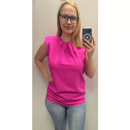 Envy Top válltöméses pink