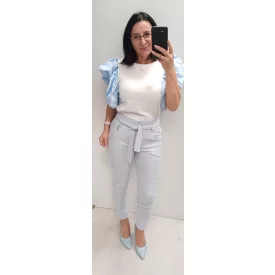 Mayo Chix Opal nadrág mintás ripsz/kötős/fv csíkos