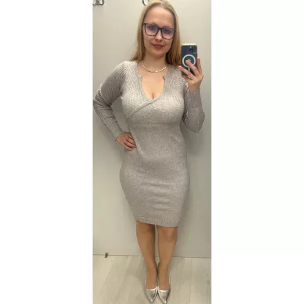 Mayo Chix Ramona C ruha kötött szürke