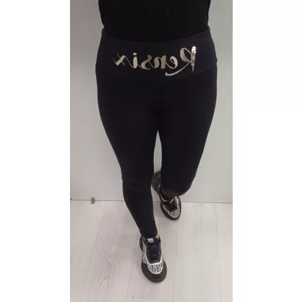 Rensix leggings derekán feliratos fekete 2025