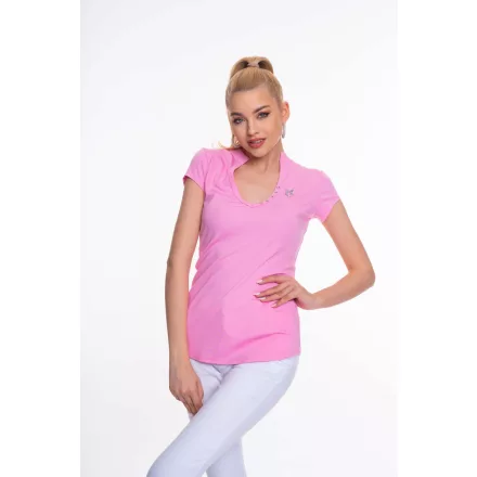Mayo Chix Saggita póló modal viscose/ kis dombor matrica rózsaszín