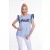 Mayo Chix June póló ujjatlan modal viscose +tencel/matrica babakék